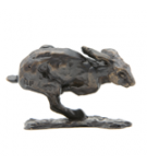 Bronze Hare Sculpture: Racing Hare Maquette by Sue Maclaurin