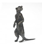 Bronze Meerkat Sculpture: Meerkat Hester by Jonathan Sanders
