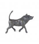 Bronze Warthog Sculpture: Trotting Baby Warthog by Jonathan Sanders