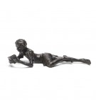 Wedgwood Museum Original Bronze Sculpture: Lying Boy by Jonathan Sanders