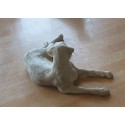 Bronze Dog Sculpture: Lying Labrador by Sue Maclaurin