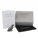 Bronze Dog Sculpture: Female Sitting Labrador Maquette by Sue Maclaurin