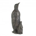 Bronze Bird Sculpture: Penguin and Baby by Sue Maclaurin