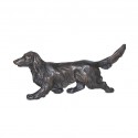 Trotting Long Haired Dachshund by Sue Maclaurin