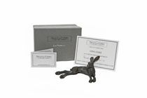Birthday gift ideas solid bronze Lying Hare sculpture