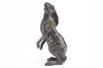 Birthday gift ideas Moon Gazing Hare bronze sculpture