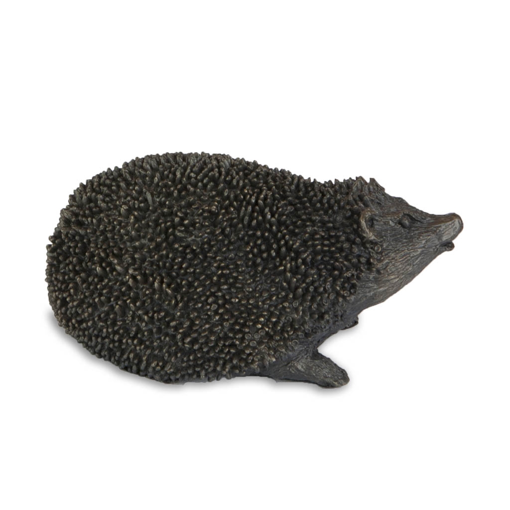 Bronze Hedgehog Sculpture: Rambling Hedgehog by Jonathan Sanders