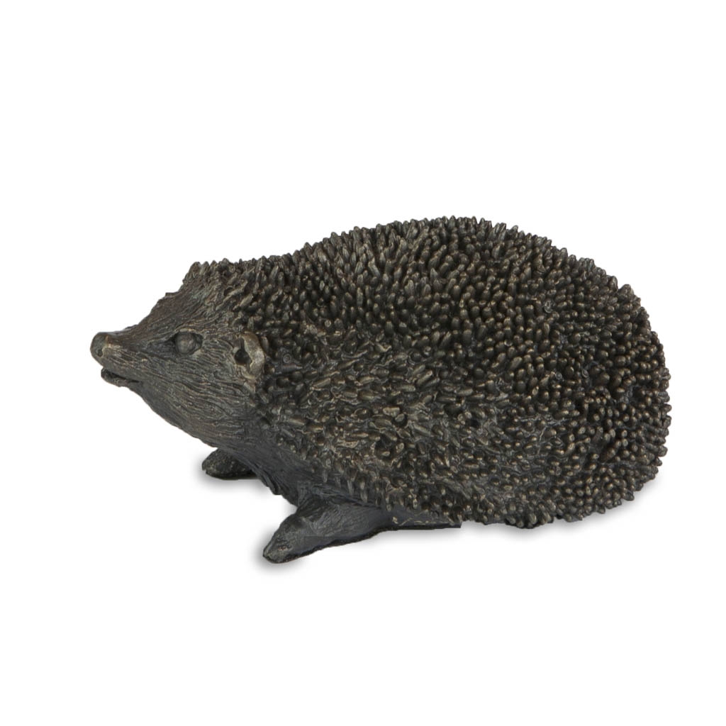 Bronze Hedgehog Sculpture: Rambling Hedgehog by Jonathan Sanders