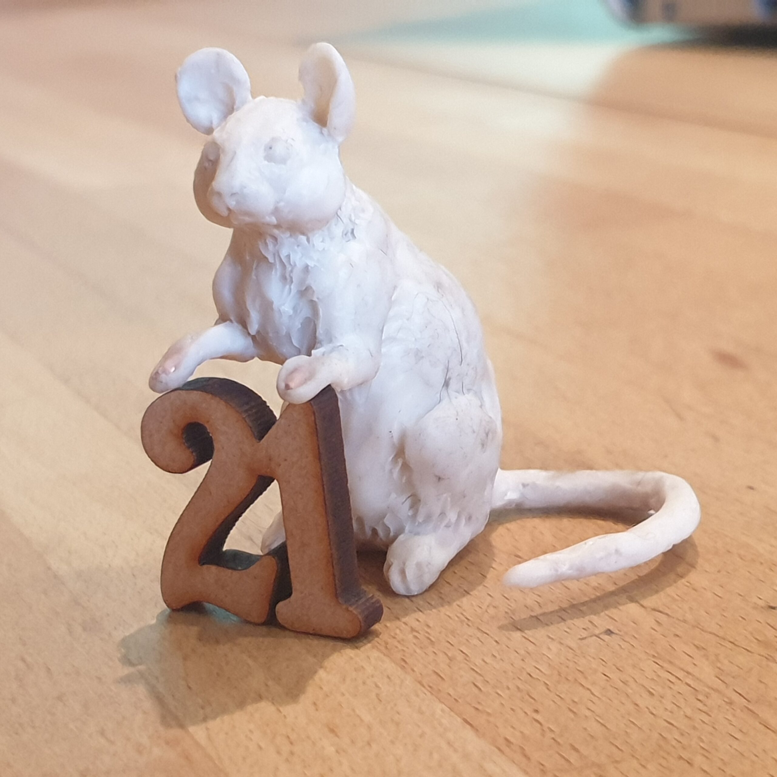 Bronze Mouse Sculpture: Celebration Mouse-18 by Sue Maclaurin - Image 17