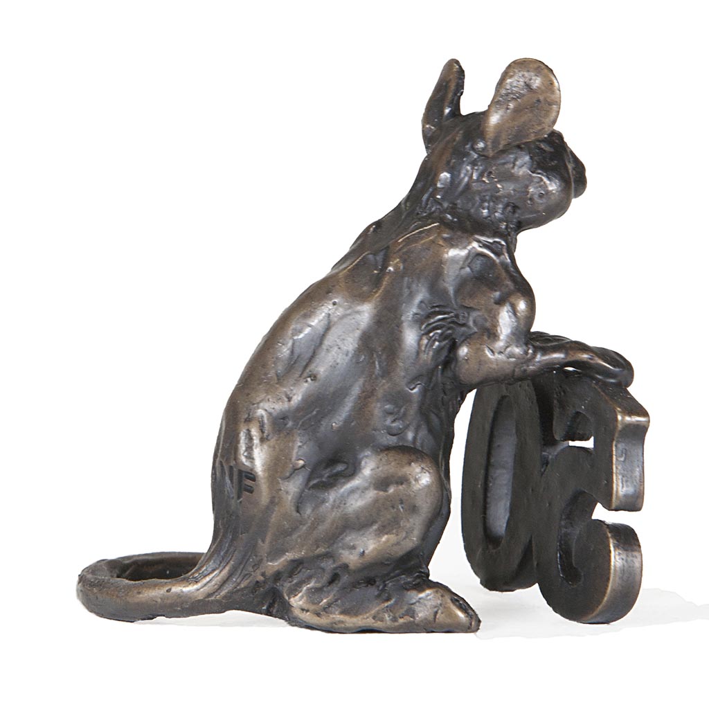 Bronze Mouse Sculpture: Celebration Mouse-50 by Sue Maclaurin - Image 8