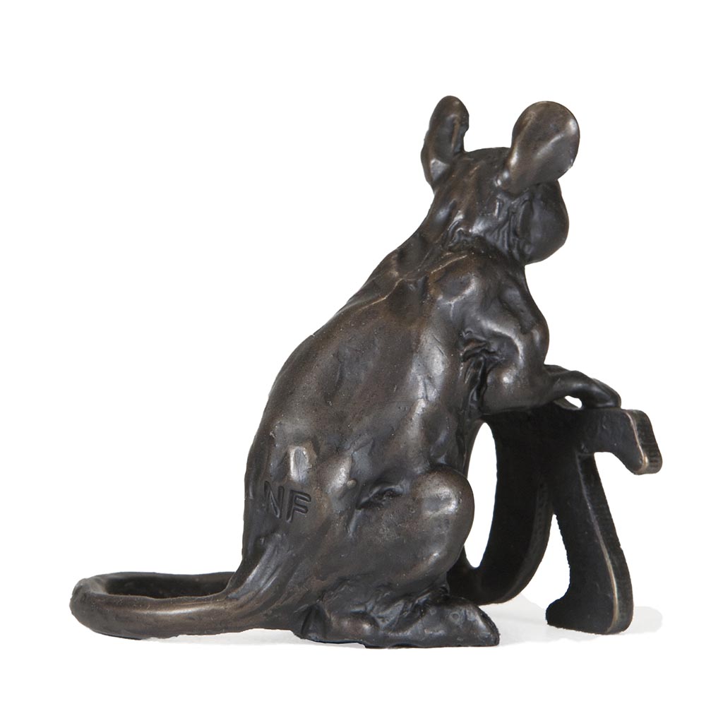 Bronze Mouse Sculpture: Celebration Mouse-70 by Sue Maclaurin - Image 8