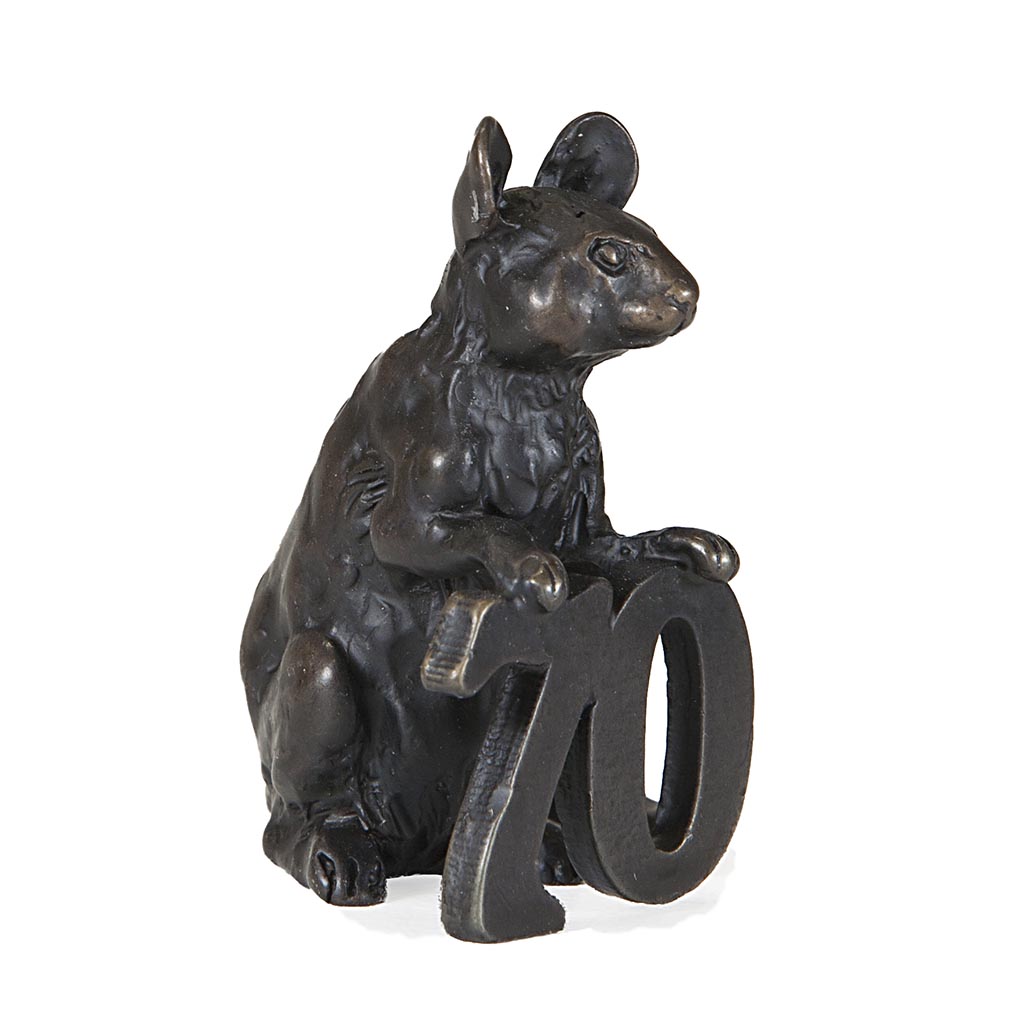 Bronze Mouse Sculpture: Celebration Mouse-70 by Sue Maclaurin - Image 9
